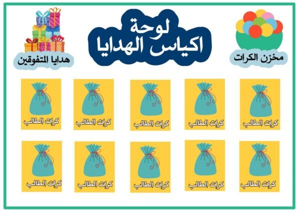 لوحة أكياس الهدايا